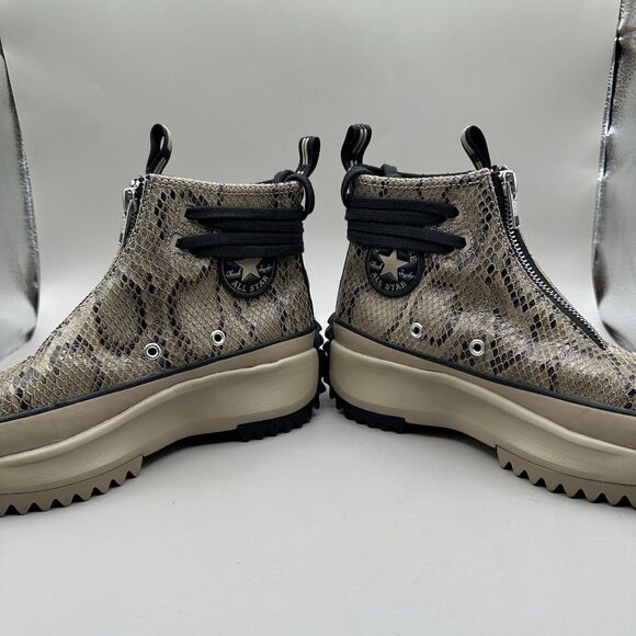 Converse Run Star Hike “Snakeskin” Limited Edition Athletic Shoes 170056C Size 3 - Picture 6 of 9